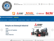 Tablet Screenshot of hsautomacao.com.br